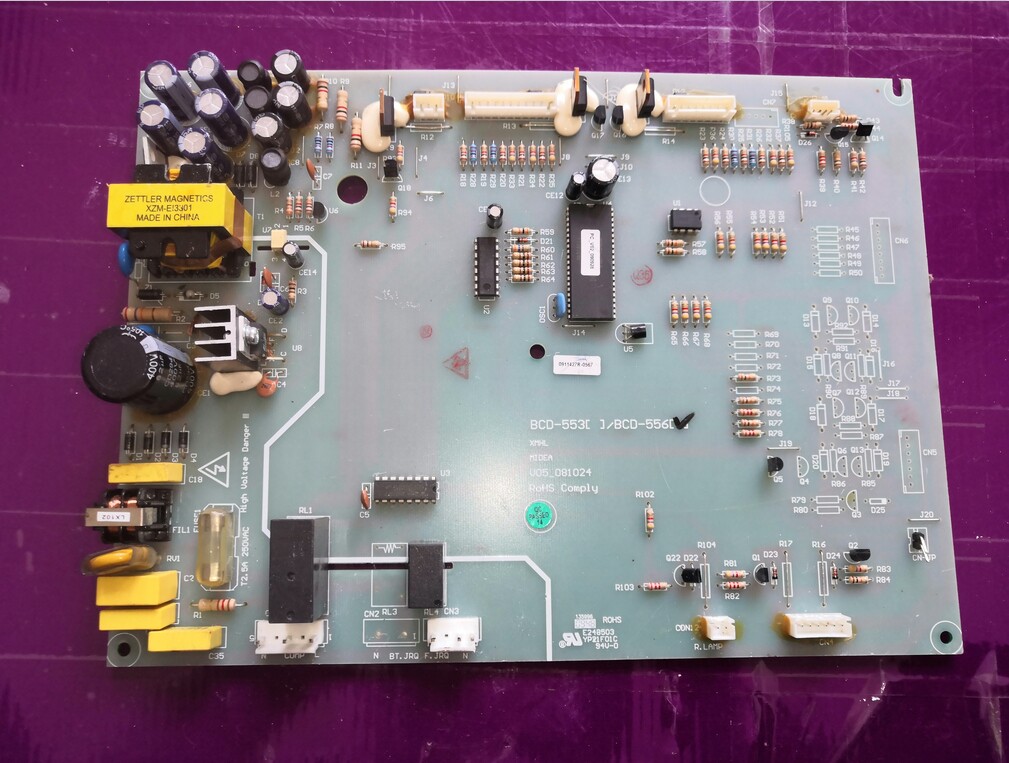 适用美的凡帝罗冰箱主板显示板 PCB电路板/印刷线