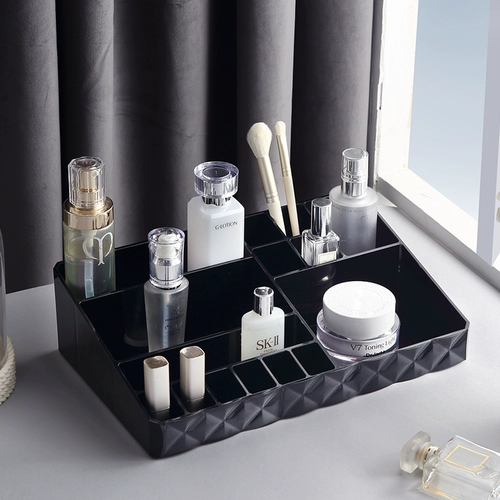 Настольная японская коробка для хранения, косметический туалетный столик, большая прозрачная помада для ухода за кожей