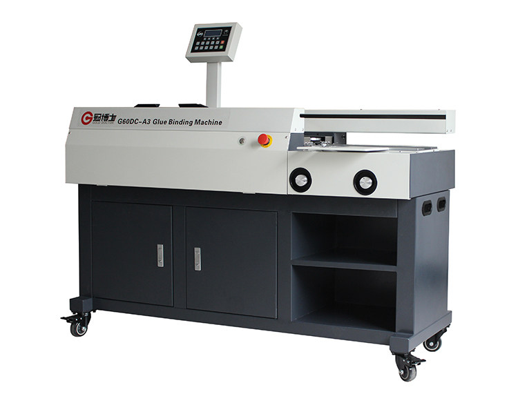 冠博士g60dc-a3带侧胶办公胶装机 全自动无线热熔数控标书胶装机