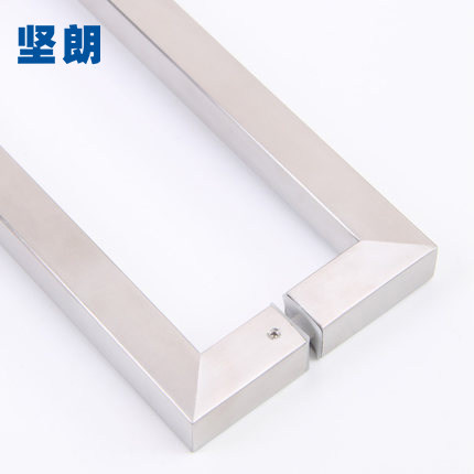 坚朗玻璃门方形拉手304不锈钢大门把手现代KTV有框木门WM03407