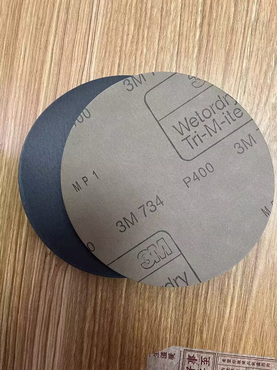 马丁代尔砂纸 3M 734水磨砂纸P1200 P600 P400金相砂纸165mm