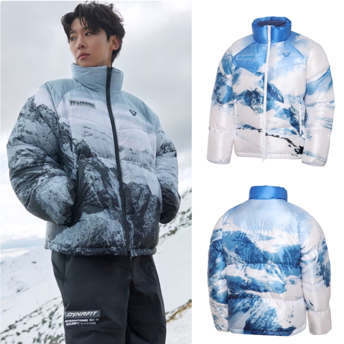 韩国正品代购DYNAFIT雪豹冬男女情侣 防水加厚滑雪服羽绒服