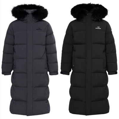 特价 韩国正品代购 EIDER 25冬 男女情侣 防水加厚连帽长款羽绒服