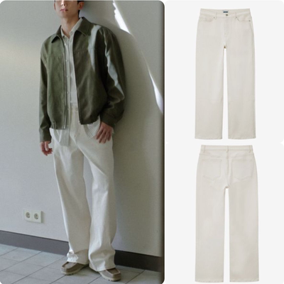 韩国正品代购Mind Bridge26春 男士直筒阔腿休闲裤M1DP0152