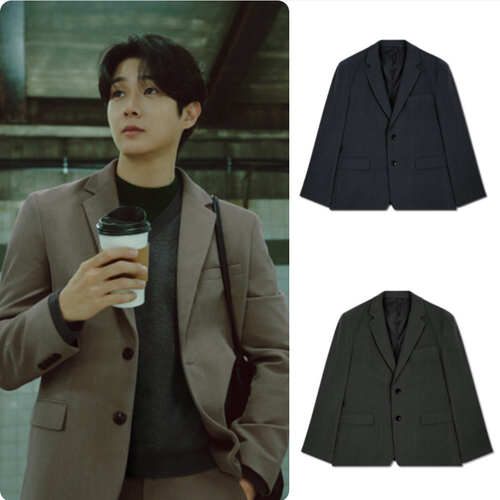 韩国正品代购 PROJECT M 26秋 男 纯色商务时尚西服外套