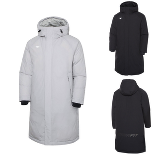 反季特价 韩国正品代购DYNAFIT雪豹 冬 男女情侣长款连帽羽绒服