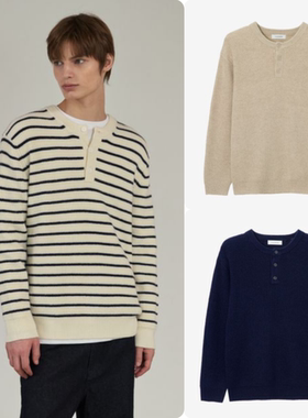 韩国正品代购 Mind Bridge 25冬季 男士时尚休闲针织衫MZKT7106