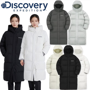 反季特价 韩国代购 DISCOVERY 24冬 女款 防水防风长款鹅绒羽绒服