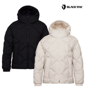 布来亚克 YAK 24冬 女 连帽羽绒服 韩代 保暖休闲短款 BLACK