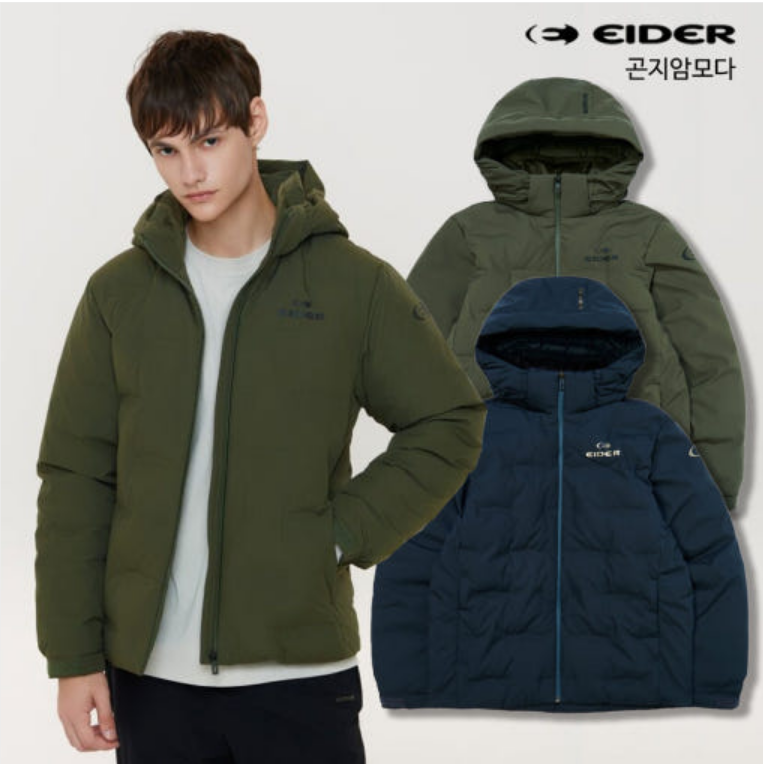 反季特价 韩国代购 EIDER 24冬 男 防水防风保暖羽绒服