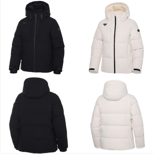 韩国正品代购 DYNAFIT雪豹 冬 女款 加厚连帽短款鹅绒羽绒服