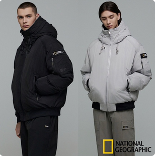 反季特价 NATIONAL GEOGRAPHIC国家地理 男女防水工装鹅绒羽绒服