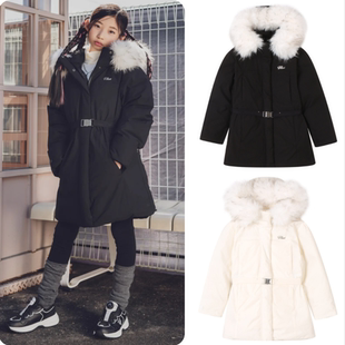 反季特价 韩国正品代购 NBA 24冬 儿童 防水加厚收腰鹅绒羽绒服