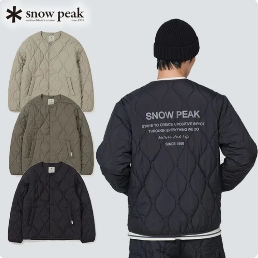 反季特价 韩国正品代购 snow peak雪峰 冬 男女 保暖棉服厚外套