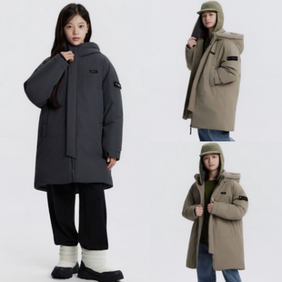 韩代 NATIONAL GEOGRAPHIC国家地理25冬儿童中长款加厚防水羽绒服