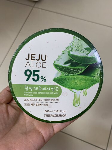 香港代购韩国 THE FACE SHOP菲斯小铺 JEJUALOE95%芦荟胶