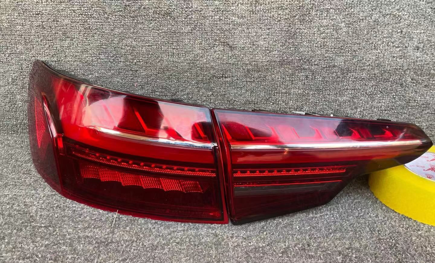 適用16-24款奧迪A4L后尾燈B9流水轉向LED尾燈后倒車燈剎車燈總成