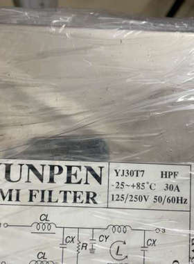 YUNPEN EMI FILTER YJ30T7 HPF三相.询价