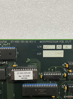 KEYTEK 67-901-325-00 Ver.12.19.询价