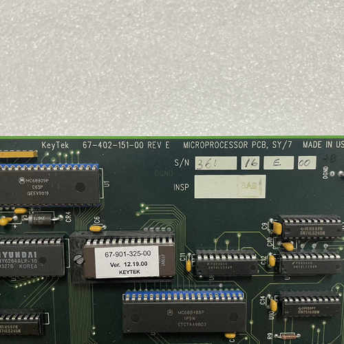 KEYTEK 67-901-325-00 Ver.12.19.询价