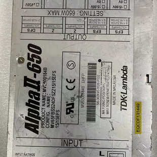 650 AlphaII MV65001.询价 LAMBDA TDK