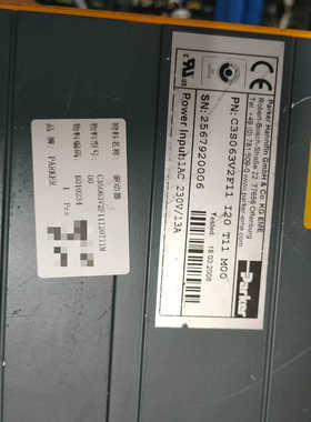 PARKER伺服驱动器 Compax3 型号：C3S06.询价