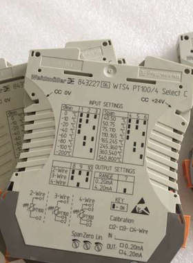 魏德米勒模拟 信号隔离器8432270000 WTS4 PT.询价