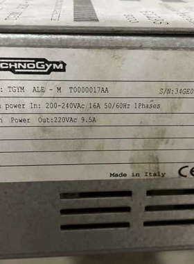 意大利TECHNOGYM跑步机控制器 TGYM-ALE-M.询价