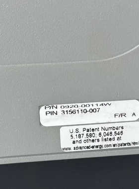 AE射频电源 APEX1513 0920-00114W  3.询价