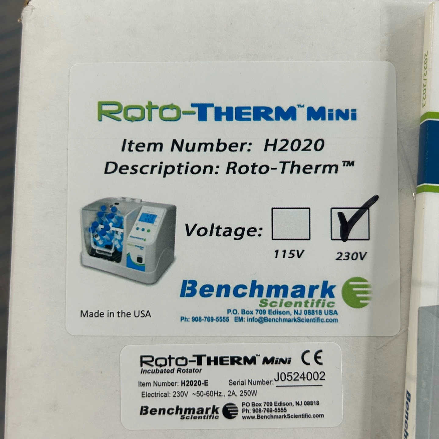 benchmark 恒温混匀器 H2020E 230.询价