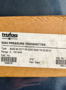 8242.83.2017trafag压力传感器Trafag压.询价