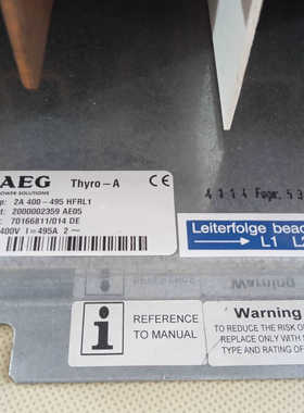 AEG Thyro-A 2A 400-495 HFRL1电源.询价