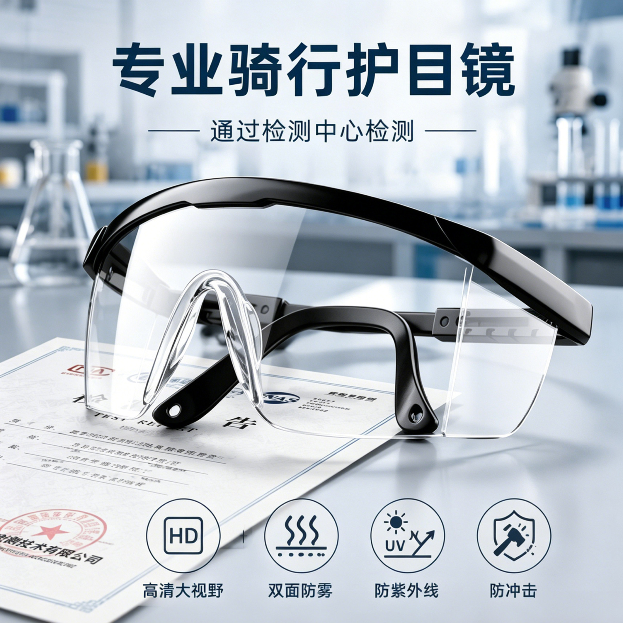 骑行防风沙防飞溅防雾护目镜