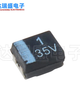 黑色贴片钽电容 35V 1UF B型3528 ±10% 1210 NEC钽电容