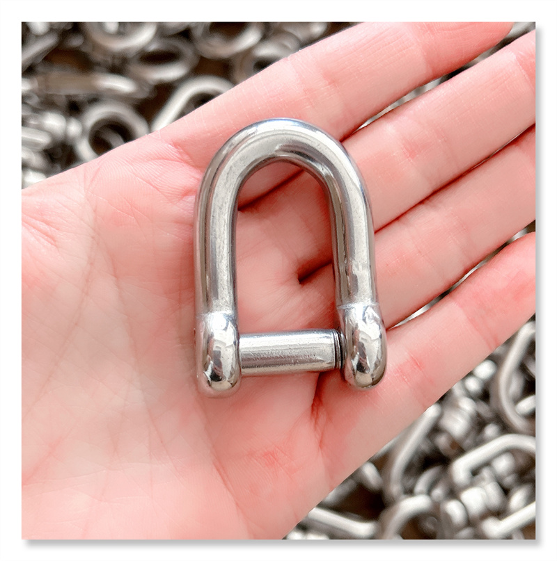 滨州腾达 304不锈钢M08沉头卸扣内六角D型U型卸扣M08 承重320kg