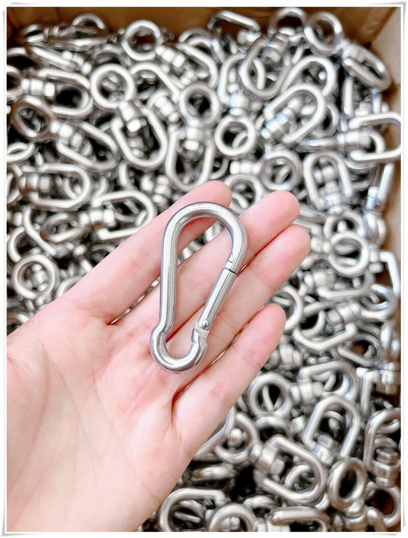 滨州腾达 304不锈钢弹簧钩M06 可承重130kg 店主推荐