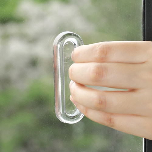 推拉门把手免打孔玻璃门柜门手柄