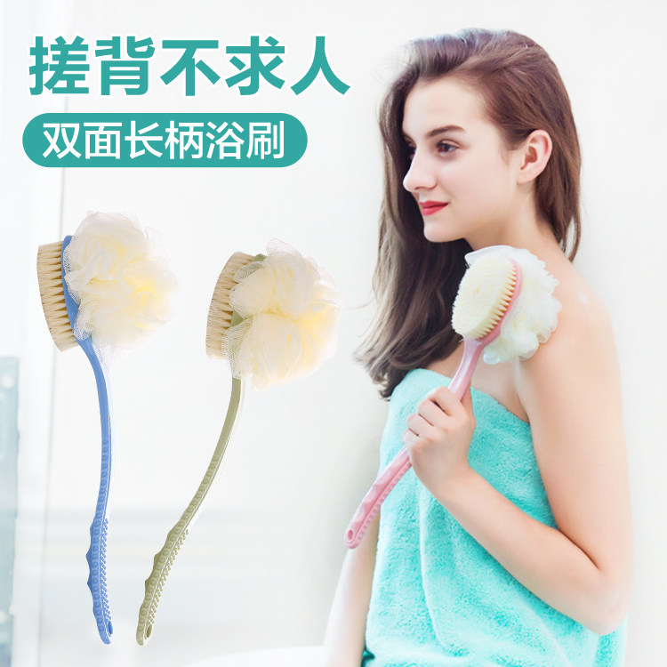 洗澡刷长柄搓澡神器搓背沐浴刷成人软毛擦后背懒人搓泥刷子搓澡巾