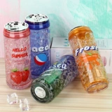 Легко -Пулл -банки Cola Пластиковая ледяная чашка сетка красная летняя летняя студенческая чашка с разбитой ледяной чашкой минималистская пара