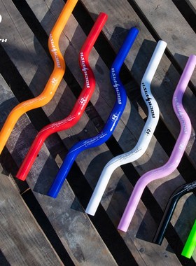 儿童平衡车改装车把配件竞速直把竞技泵道燕把超轻碳纤维rockfish