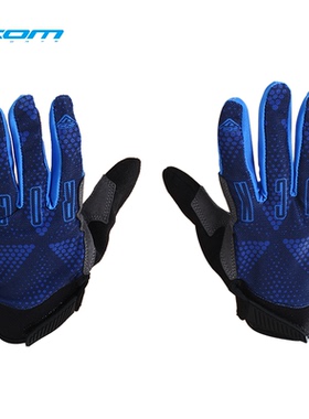 COM手套全指青少年全指手套骑行长指透气耐磨防滑BMX降速运动手套