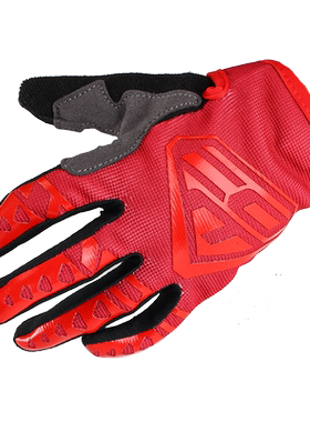 COM儿童手套平衡车自行车全指长指耐磨软壳羊皮赛车手套2-6岁GL03