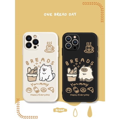 适用于iPhone17苹果15pro16max情侣手机壳nova15华为mate70p60可爱猫狗vivos19荣耀100小米14面包oppok70