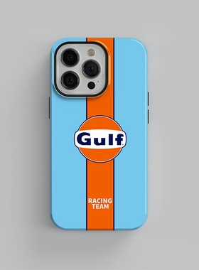 DIZZY勒芒经典赛车涂装海湾石油拉花车迷礼物GULF手机壳14PROMAX