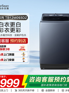 【门店同款】小天鹅本色系列12kg大容量洗护波轮洗衣机TB12M093DZ