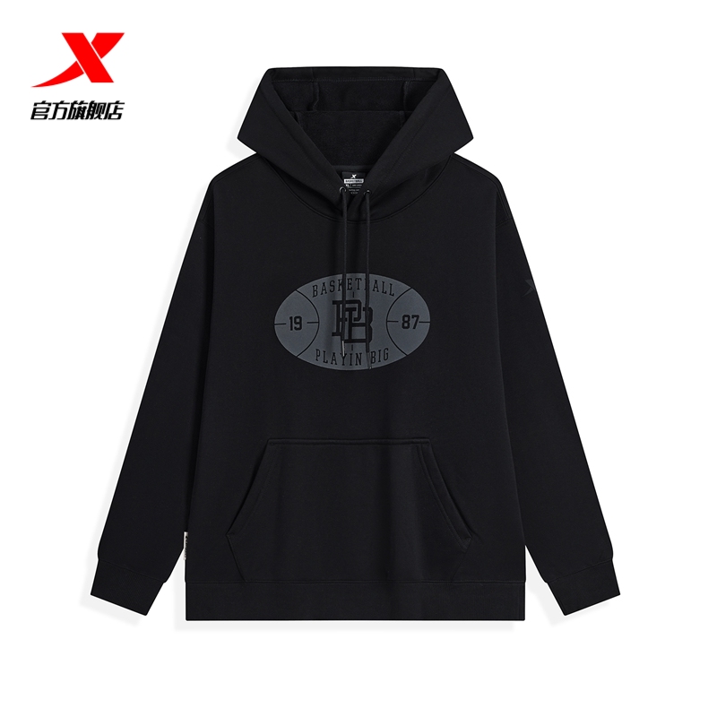 特步卫衣2024秋冬新款连