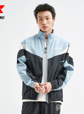 特步篮球-Answer Ball双层风衣男款秋季新款潮流外套975129150182