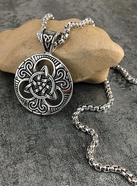 韩版男士钛钢项链吊坠女简约百搭