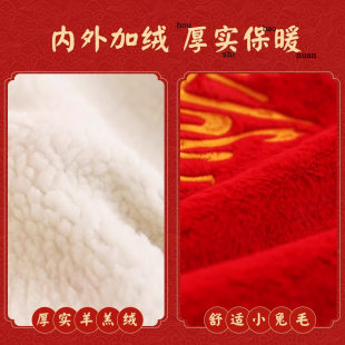 狗狗衣服唐装拜年过年大狗金毛拉布拉多中大型犬喜庆新年秋冬棉衣