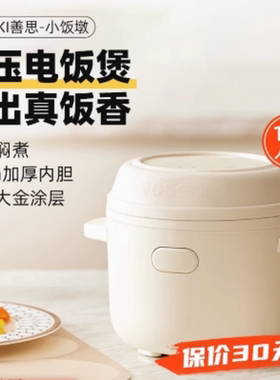 善思soseki电饭煲家用1-2-3人小型多功能煮饭迷你bruno电饭锅同款
